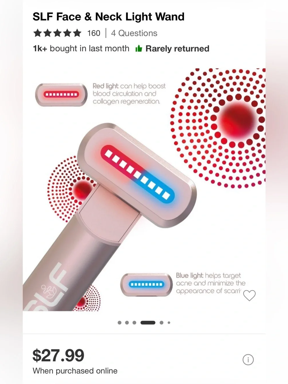 SLF Face and neck light wand. Used once